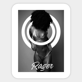 Rager party Sticker